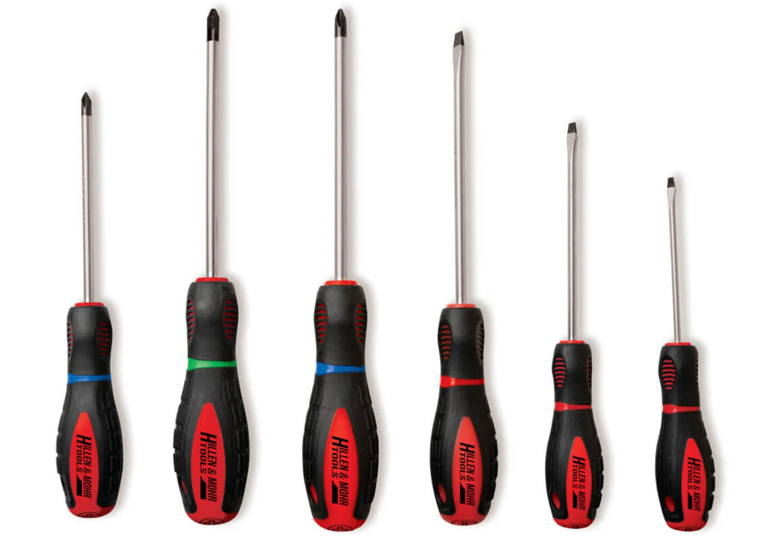 Zestaw wkrętaków 6szt, stal S2 Hillen&Mohr Tools 17W092