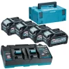 Zestaw zasilający Makita XGT 4xBL4040+DC40R