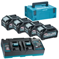 Zestaw zasilający Makita XGT 4xBL4040+DC40R