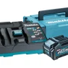 Zestaw zasilający Makita XGT 2xBL4040+DC40RB