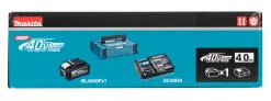 Zestaw zasilający Makita XGT 1xBL4040F+DC40RA