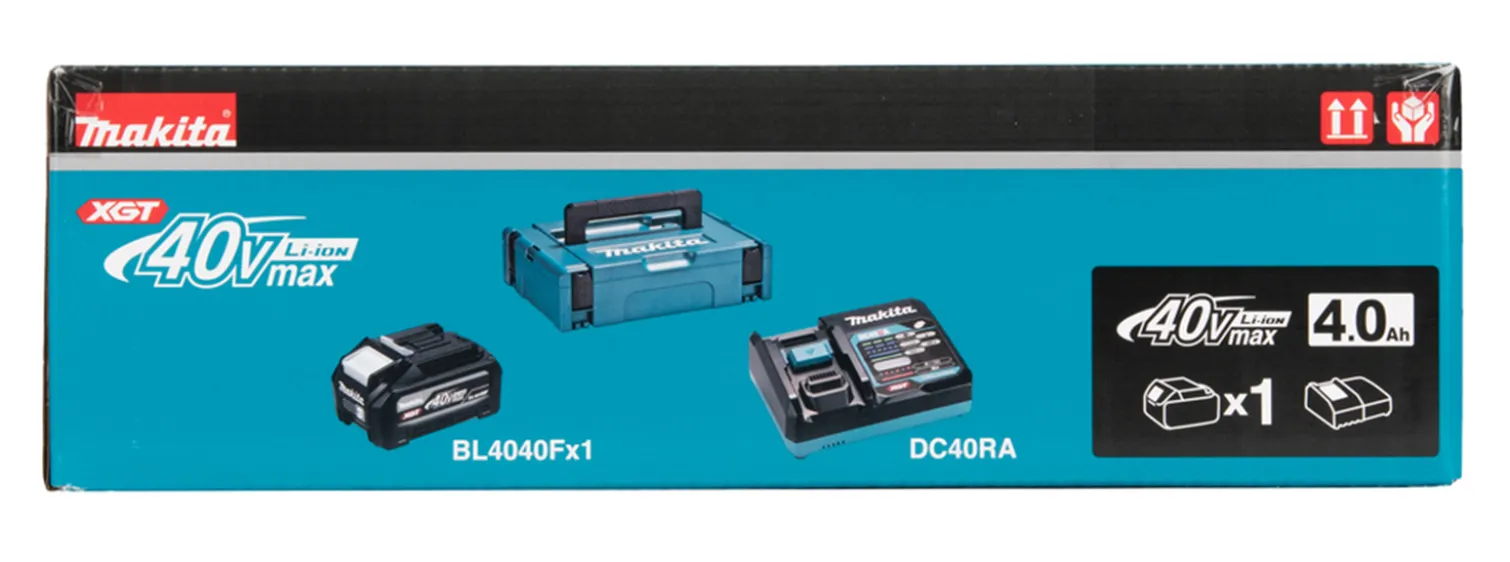 Zestaw zasilający Makita XGT 1xBL4040F+DC40RA