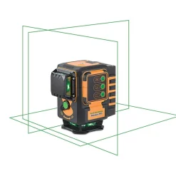 Zielony laser krzyżowy płaszczyznowy 3x360° Geo-Fennel Geo6-XR GREEN SP Li-Ion