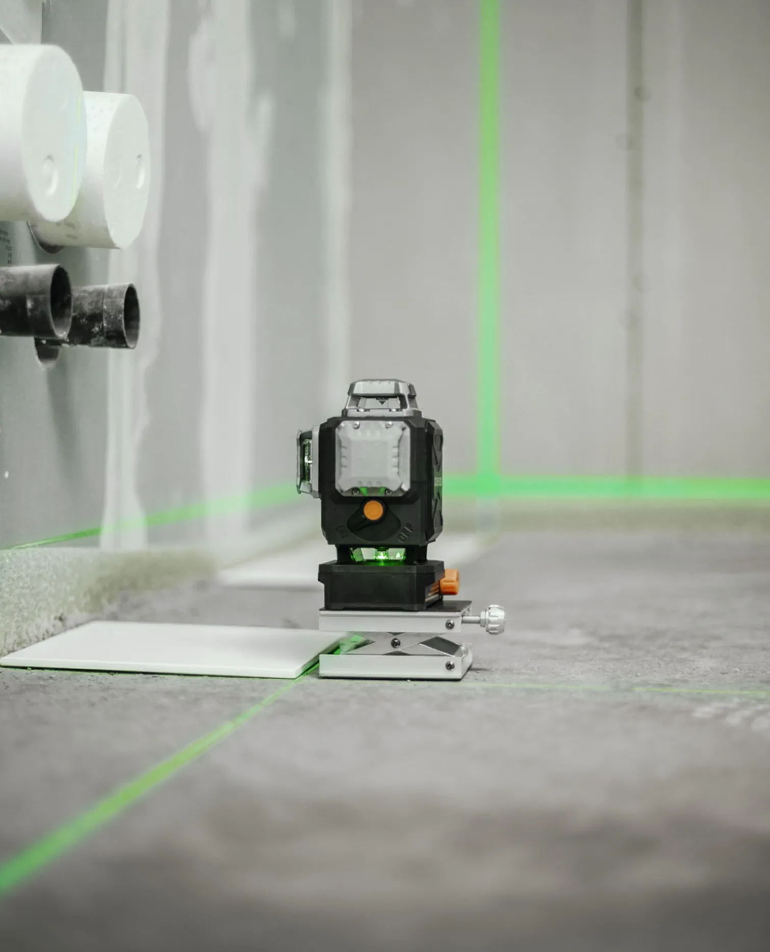 Zielony laser krzyżowy płaszczyznowy 4x360° Geo-Fennel AXEO 4D