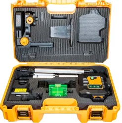 Zielony laser krzyżowy płaszczyznowy 3x360° Geo-Fennel FLG 6X-GREEN MAXI SET